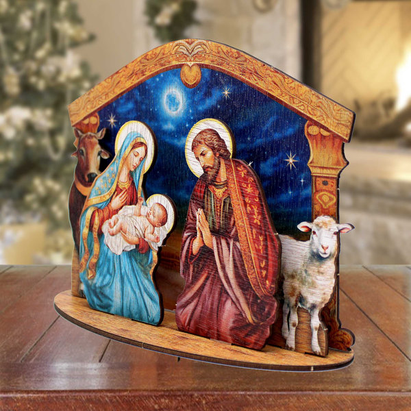 The Holiday Aisle® Christmas Nativity Set Wayfair